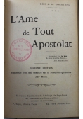 L Ame de Tout Apostolat 1930 r.