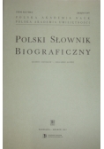 Polski Słownik Biograficzny zeszyt 197