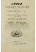 Compendium Apostolicarum Constitutionum, 1875 r.