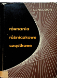 Równania różniczkowe cząstkowe