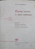 Zjawiska prawne w opinii publicznej