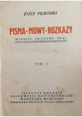 Pisma; Mowy; Rozkazy, 1933r