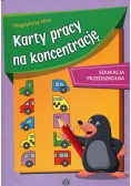 Karty pracy na koncentrację Edukacja przedszkolna