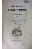 Badania filozoficzne o Chrystyanizmie, 1853 r.
