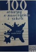100 wierszy o nauczycielu i szkole