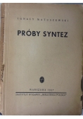 Próby syntez