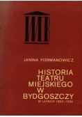 Historia teatru miejskiego w Bydgoszczy w latach 1920-1939
