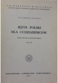 Język polski dla cudzoziemców. Część II