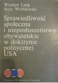 Sprawiedliwość społeczna i nieposłuszeństwo ...