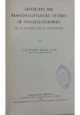 Geschichte der wissenschaftlichen studien im franziskanerorden, 1904 r.