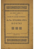 Nauki w czasie nowenny do Św. Stanisława Kostki, 1924 r.