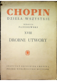 Chopin dzieła wszystkie XVIII Drobne utwory