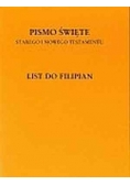 List Do Filipian. Pismo Święte Starego I Nowego Testament