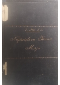 Najświętsza Panna Marja w dziejach Bożych naszej duszy, 1934 r.