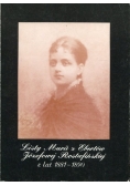 Listy Marii z Ebertów Józefowej Rostafińskiej z lat 1881 - 1890