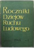 Roczniki Dziejów Ruchu Ludowego Nr 8