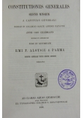 Constitutiones Generalis, 1890r.