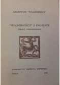 Wiadomości i okolice. Szkice i wspomnienia