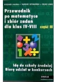 Przewodnik po matematyce i zbiór zadań dla klas IV-VI
