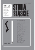 Studia Śląskie