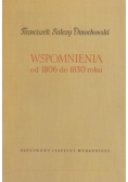 Wspomnienia od 1806-1830 roku