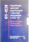 Klasyfikacja zaburzeń psychicznych i zaburzeń zachowania w ICD-10