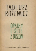 Opadły liście z drzew