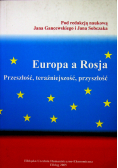 Europa a Rosja Przeszłość teraźniejszość przyszłość