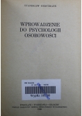 Wprowadzenie do psychologii osobowości