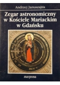 Zegar astronomiczny w Kościele Mariackim w Gdańskim