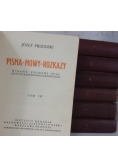 Pisma mowy rozkazy, t. I-VIII, 1930 r.
