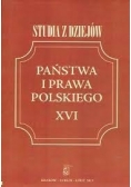 Studia z dziejów państwa i prawa polskiego XVI