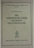 Die Christliche ethik im lichte der ethnologie