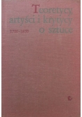 Teoretycy, artyści i krytycy o sztuce 1700-1870