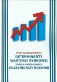 Determinanty wartości rynkowej spółek kapitałowych wczesnej fazy rozwoju