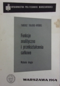 Funkcje analityczne i przekształcenia całkowe