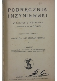 Podręcznik inżynierski tom IV, 1936 r.