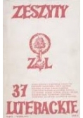 Zeszyty literackie 37
