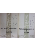 Archiwa biblioteki i muzea kościelne, 2 tomy