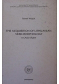 The acquisition of lithuanian verb morphology a case study