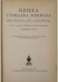 Dzieła Cyprjana Norwida, 1934 r.