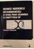 Granice ingerencji ustawodawczej w sferę praw człowieka w Konstytucji RP