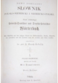 Nowy dokładny słownik polsko-niemiecki i niemiecko-polski