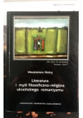 Literatura i myśl filozoficzno - religijna ukraińskiego romantyzmu