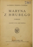 Maryna z Hrubego, 1922 r.