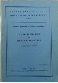 The Mathematics of Metamathematics