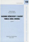 Rachunek różniczkowy i całkowy funkcji jednej zmiennej cz.1