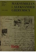 Maksymilian i Aleksander Gierymscy. Listy i notatki