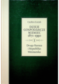 Dzieje gospodarcze Niemiec 1871-1990 tom 1
