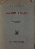 Kazania i nauki,1923 r.